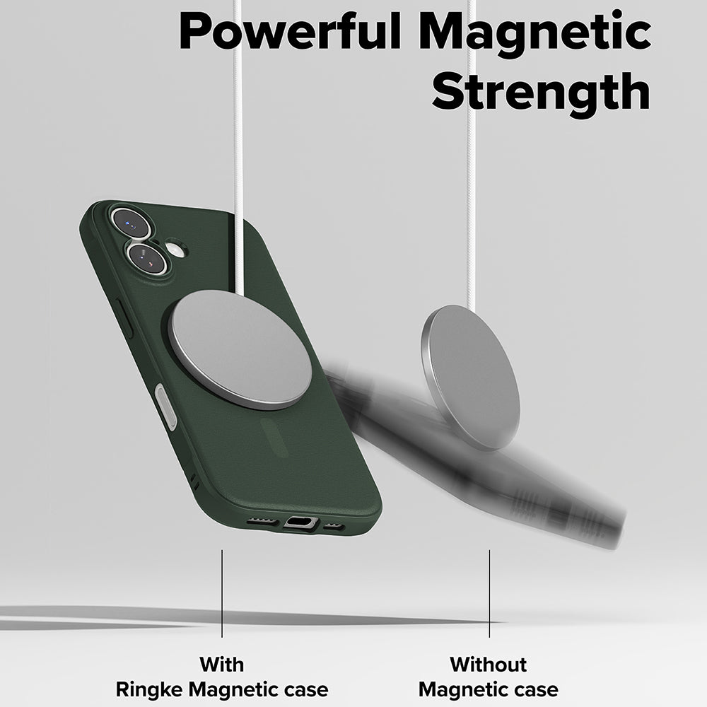 Калъф MagSafe за Apple iPhone 17, Ringke, Onyx, Тъмнозелен