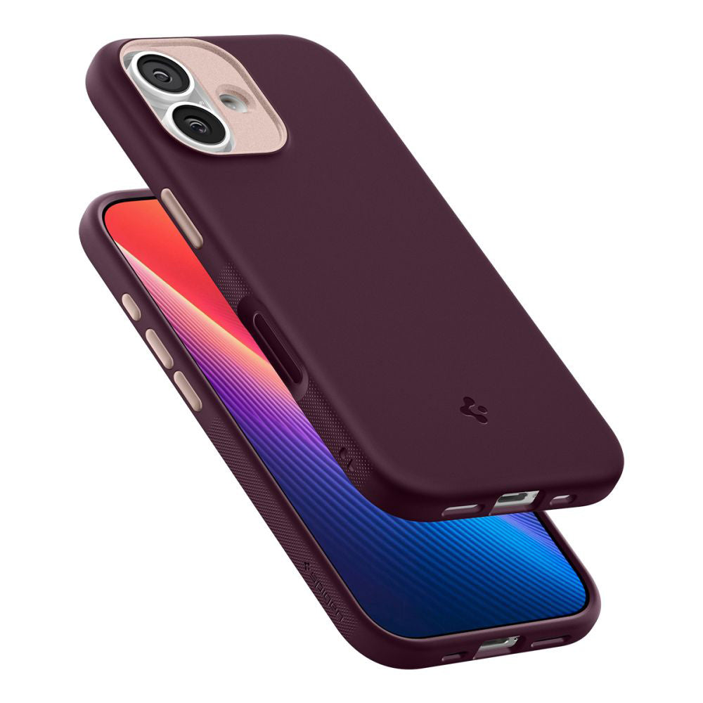 Калъф MagSafe за Apple iPhone 17, Spigen, Caseology Nano Pop, Вишнево ACS10365