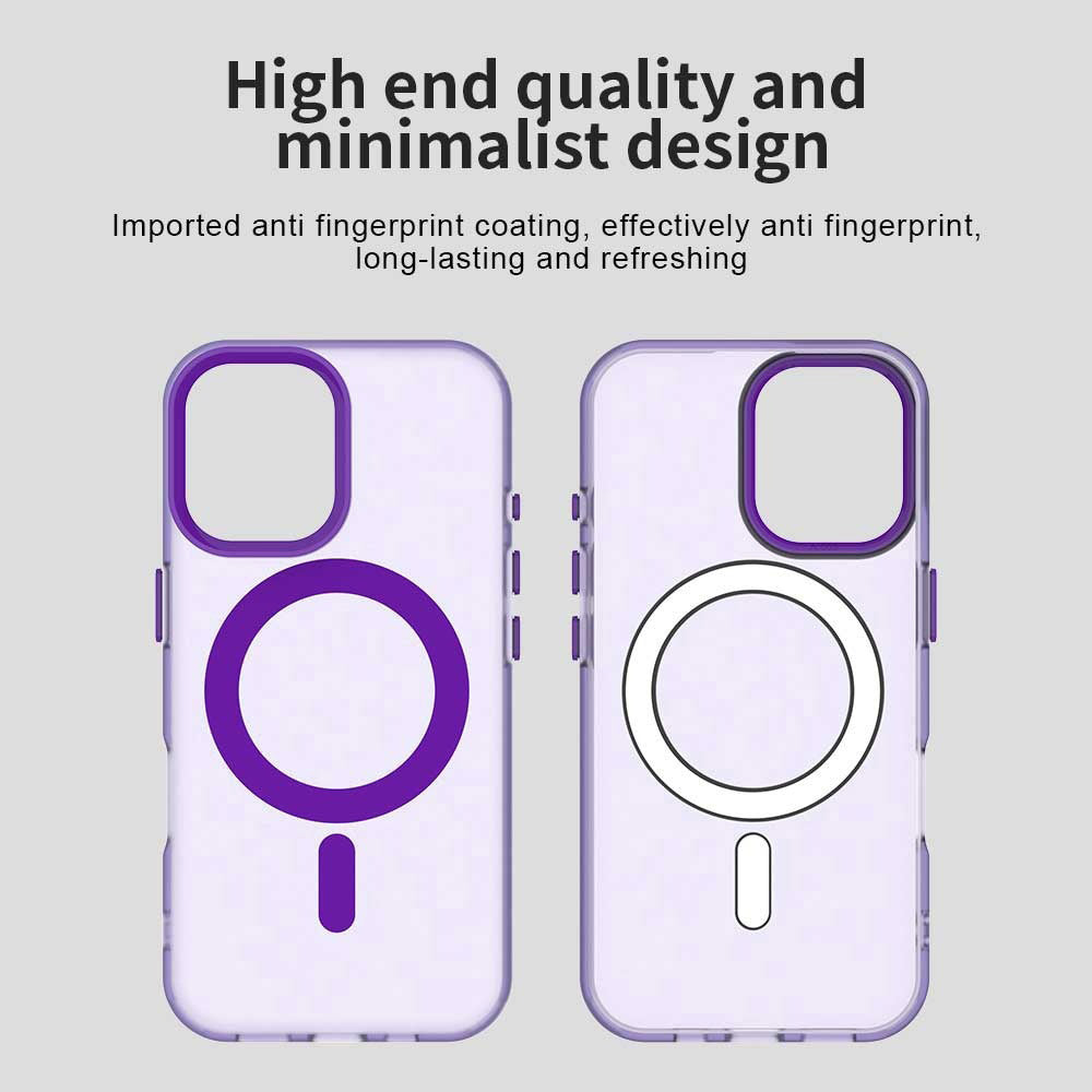 Калъф MagSafe за Apple iPhone 17, Techsuit, CandyCase, Лилав