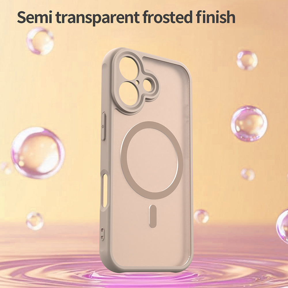 Калъф MagSafe за Apple iPhone 17, Techsuit, HaloFrost II, Златист