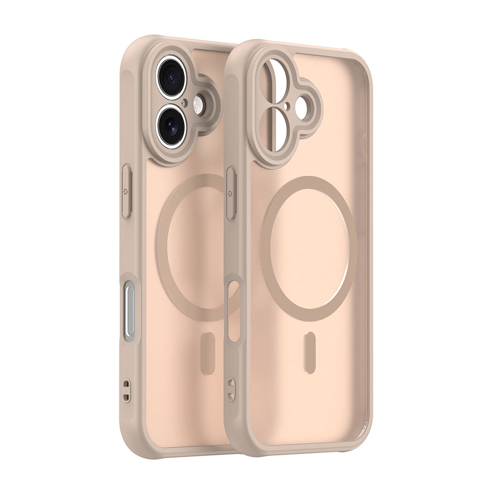 Калъф MagSafe за Apple iPhone 17, Techsuit, HaloFrost II, Златист