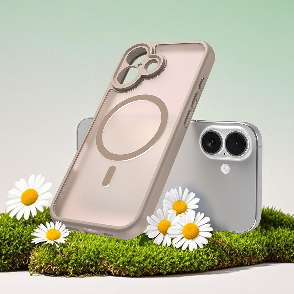 Калъф MagSafe за Apple iPhone 17, Techsuit, HaloFrost II, Златист