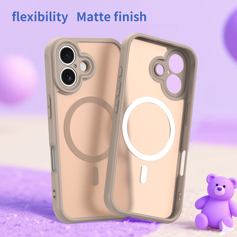 Калъф MagSafe за Apple iPhone 17, Techsuit, HaloFrost II, Златист