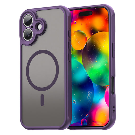 Калъф MagSafe за Apple iPhone 17, Techsuit, HaloFrost II, Лилав