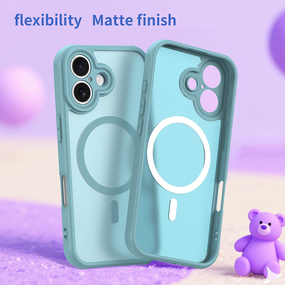 Калъф MagSafe за Apple iPhone 17, Techsuit, HaloFrost II, Светлозелен