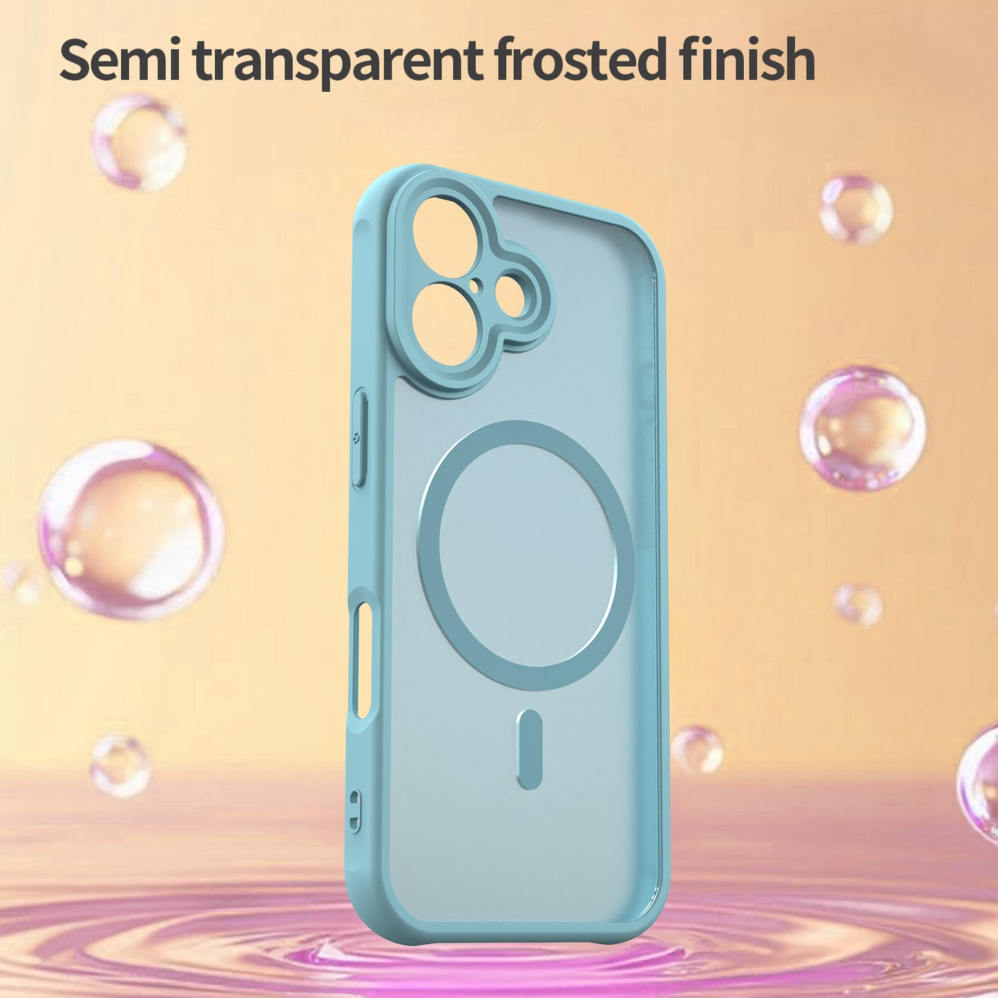 Калъф MagSafe за Apple iPhone 17, Techsuit, HaloFrost II, Светлозелен