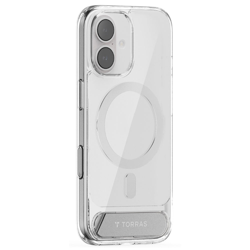 Калъф MagSafe за Apple iPhone 17, Torras, Pstand, Прозрачен