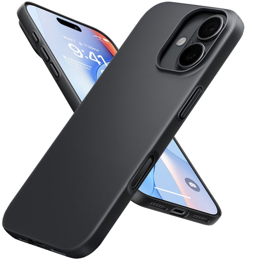 Калъф MagSafe за Apple iPhone 17, Torras, SlimFit, Черен