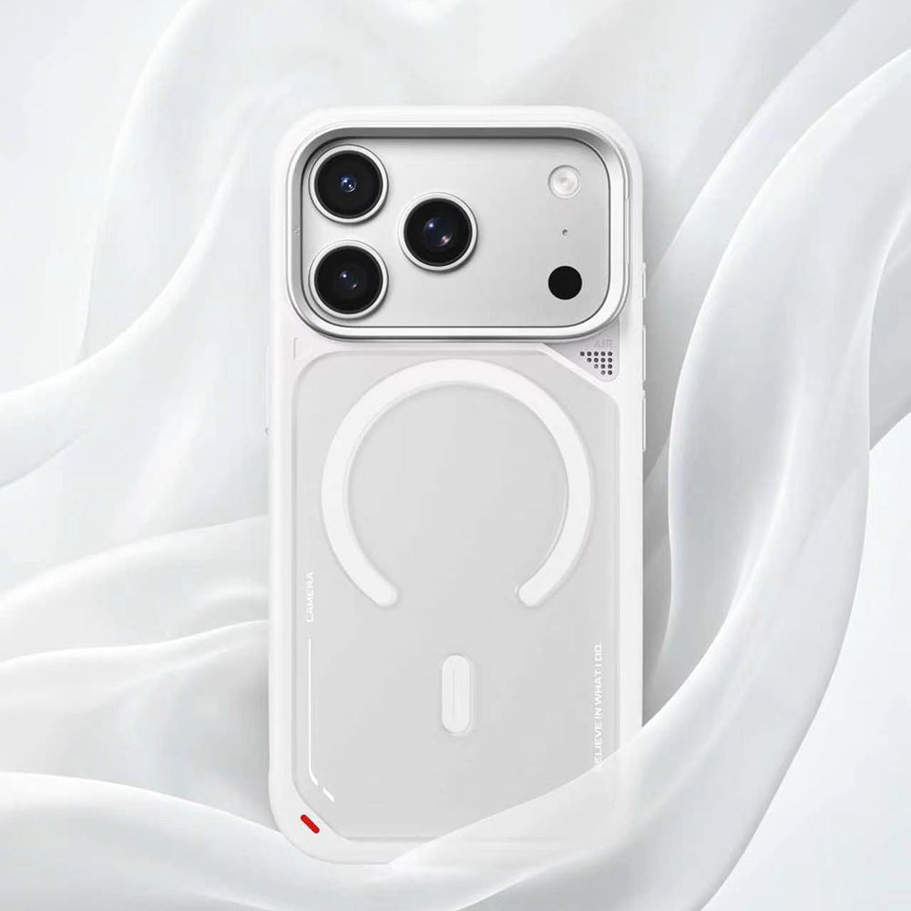Калъф MagSafe за Apple iPhone 18 Pro / 17 Pro, Blueo, Heat Dissipation Stand, сатенено оранжево