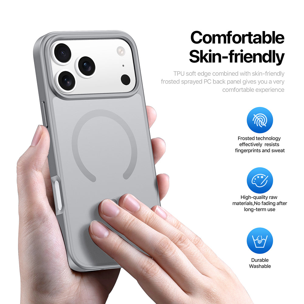 Калъф MagSafe за Apple iPhone 18 Pro / 17 Pro, DUX DUCIS, Yind, оранжево