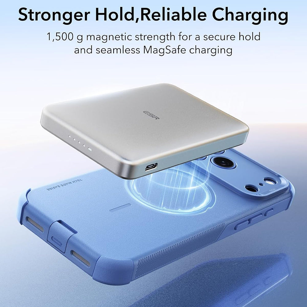 Калъф MagSafe за Apple iPhone 18 Pro / 17 Pro, ESR, Cyber, Bleu