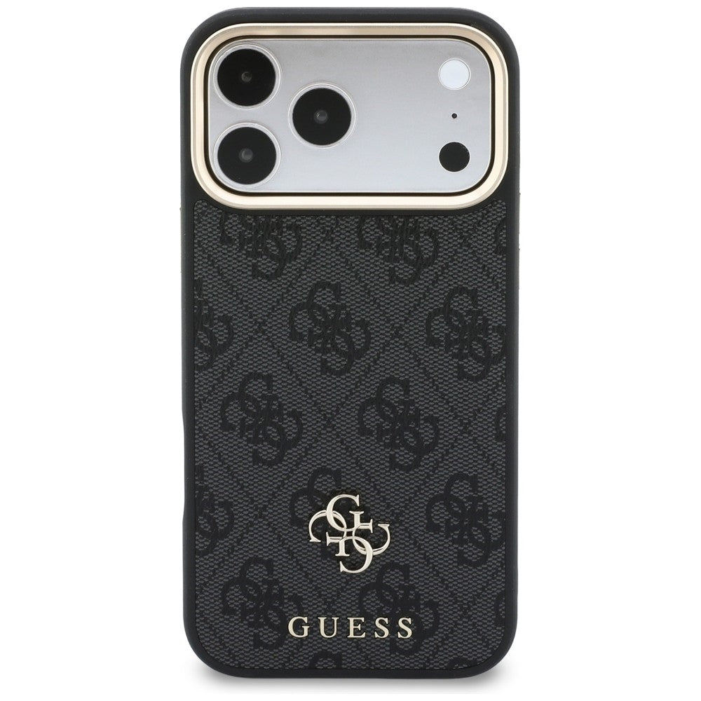 Калъф MagSafe за Apple iPhone 18 Pro / 17 Pro, Guess, 4G Cardslot, черен