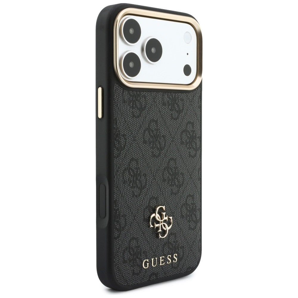 Калъф MagSafe за Apple iPhone 18 Pro / 17 Pro, Guess, 4G Cardslot, черен