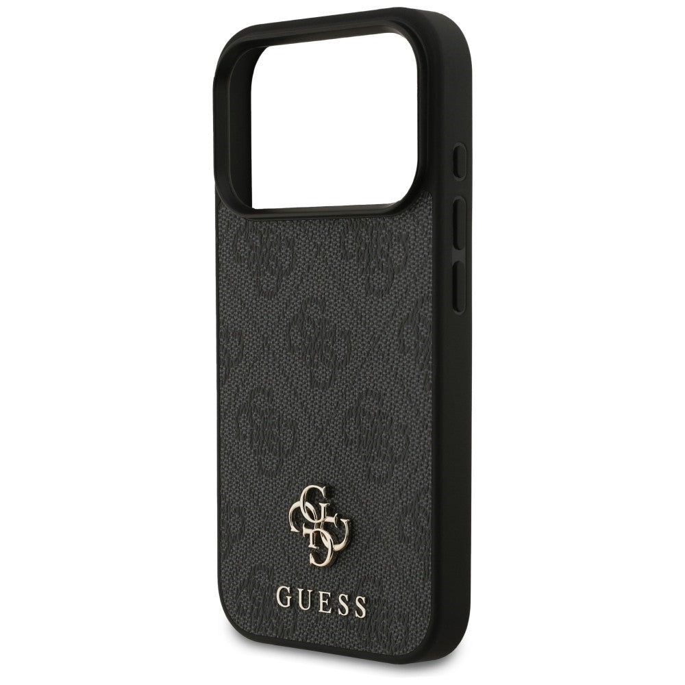 Калъф MagSafe за Apple iPhone 18 Pro / 17 Pro, Guess, 4G Small and Classic Logo, Черен