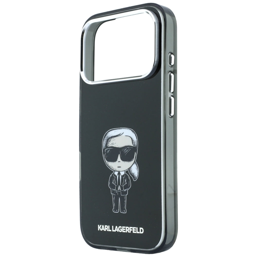 Калъф MagSafe за Apple iPhone 18 Pro / 17 Pro, Karl Lagerfeld, HC IML Ikonik Sketch Print, Черен