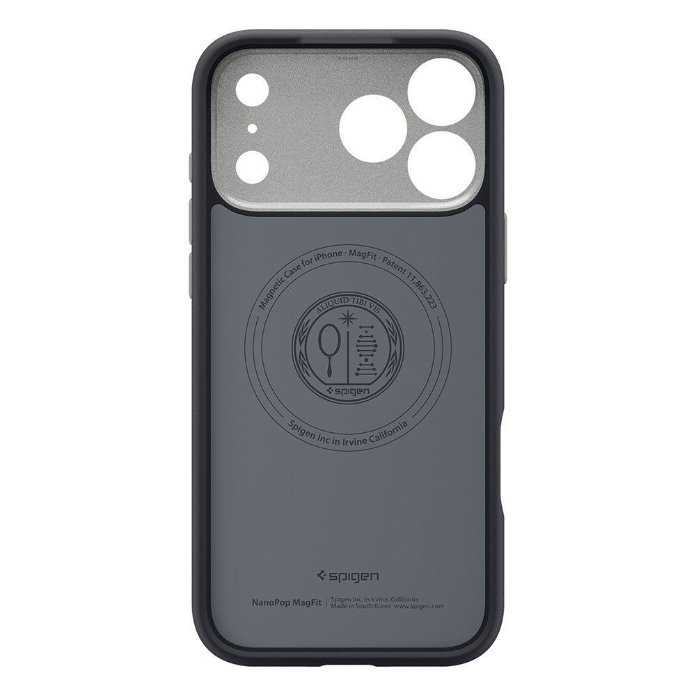 Калъф MagSafe за Apple iPhone 18 Pro / 17 Pro, Spigen, Caseology Nano Pop, Черен ACS12177