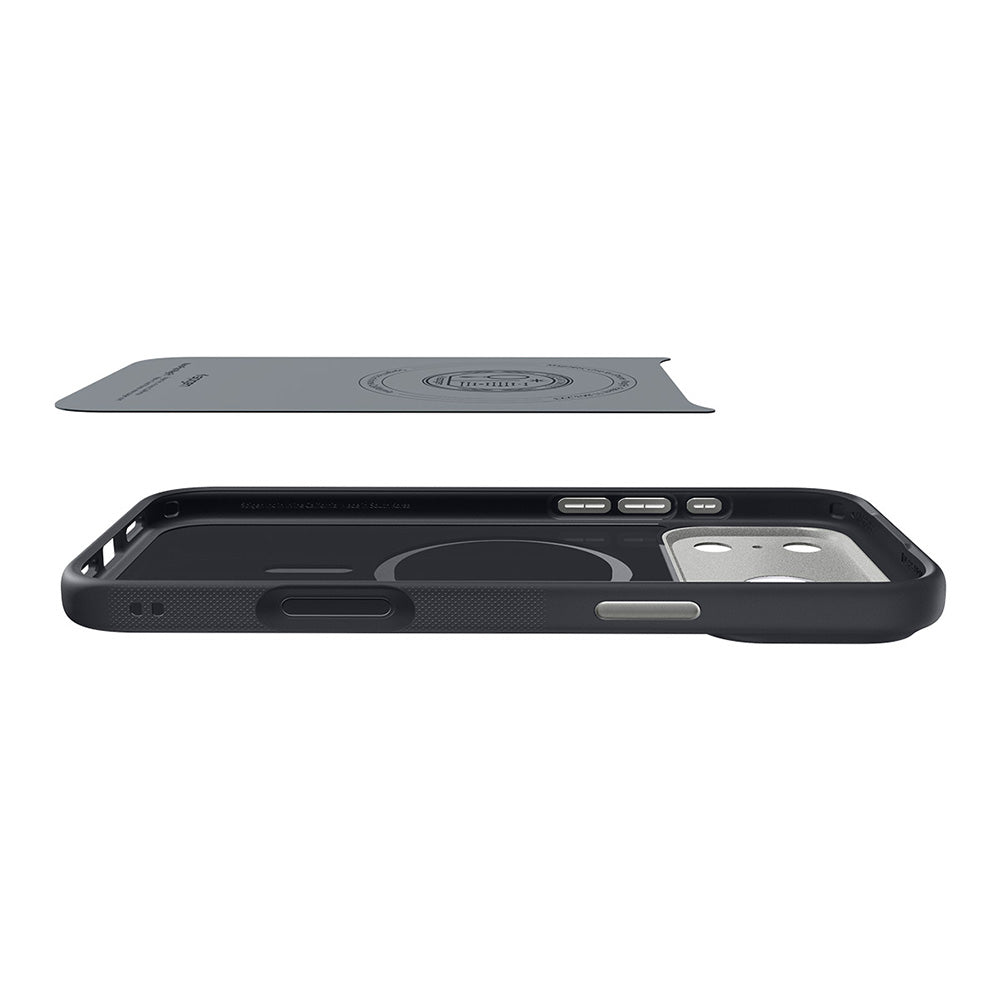 Калъф MagSafe за Apple iPhone 18 Pro / 17 Pro, Spigen, Caseology Nano Pop, Черен ACS12177
