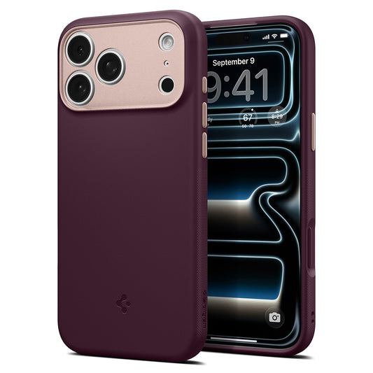 Калъф MagSafe за Apple iPhone 18 Pro / 17 Pro, Spigen, Caseology Nano Pop, Бордо ACS12179