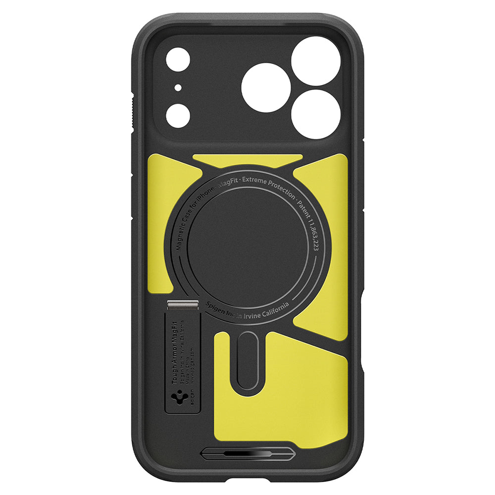 Калъф MagSafe за Apple iPhone 18 Pro / 17 Pro, Spigen, Tough Armor T, Сив ACS12174