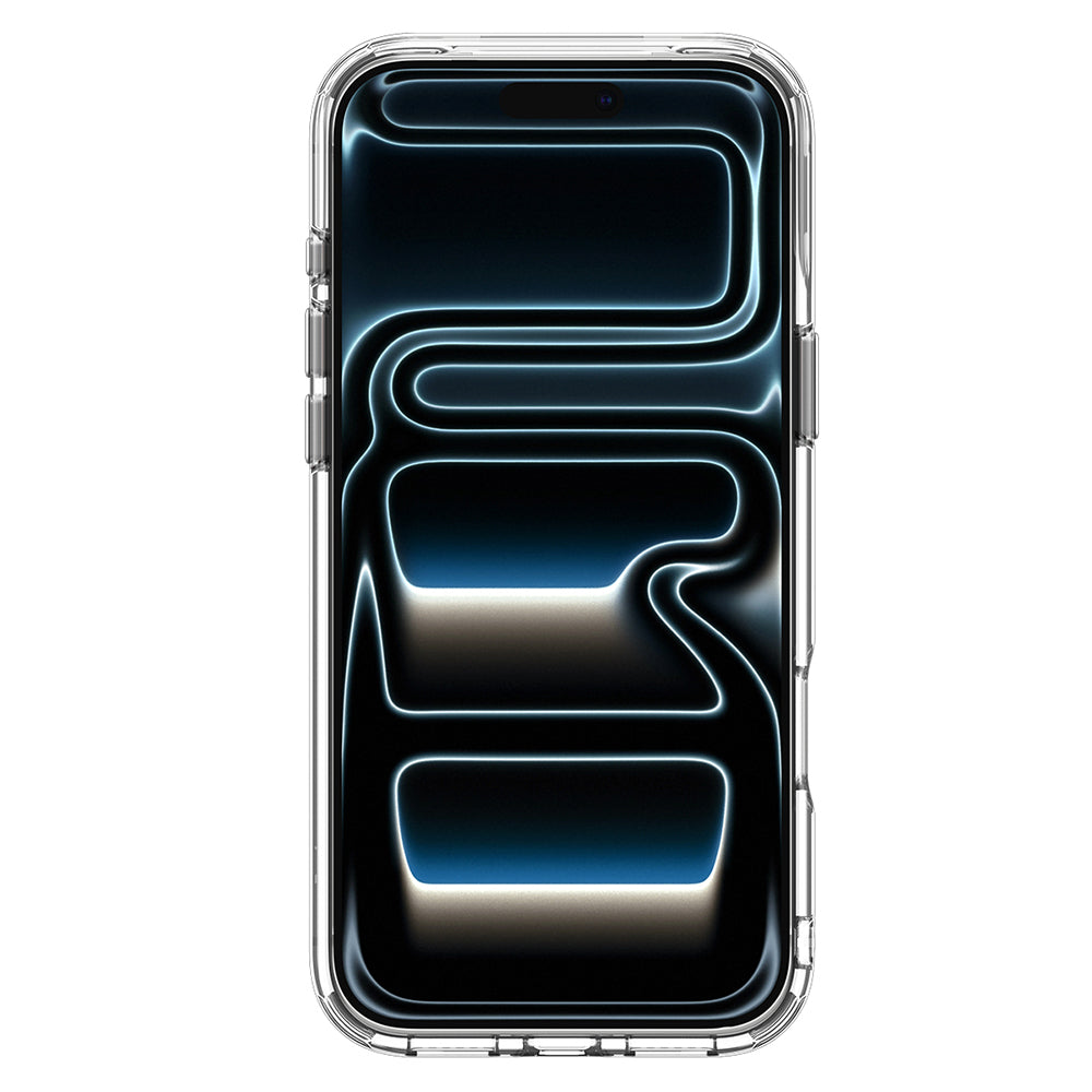 Калъф MagSafe за Apple iPhone 18 Pro / 17 Pro, Spigen, Ultra Hybrid Optik S, Сребрист прозрачен ACS11921