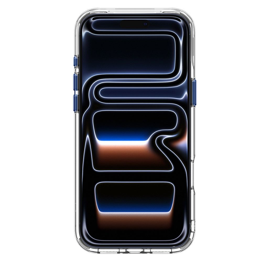 Калъф MagSafe за Apple iPhone 18 Pro / 17 Pro, Spigen, Ultra Hybrid Optik S, Прозрачен Тъмносин ACS11922