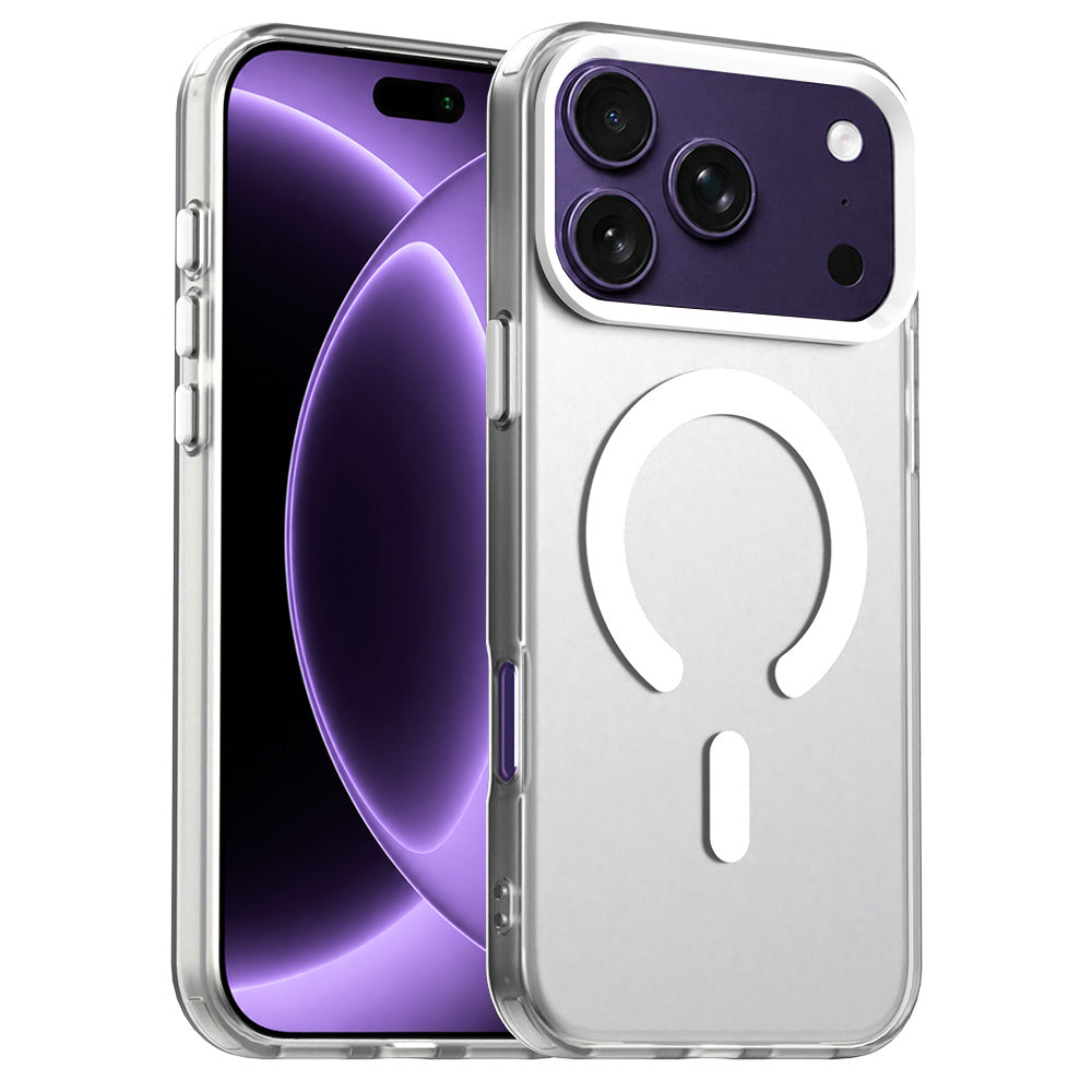 Калъф MagSafe за Apple iPhone 18 Pro / 17 Pro, Techsuit, CandyCase, Бял