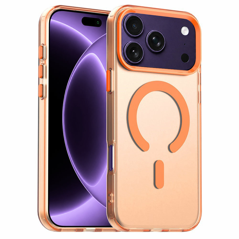 Калъф MagSafe за Apple iPhone 18 Pro / 17 Pro, Techsuit, CandyCase, Оранжев