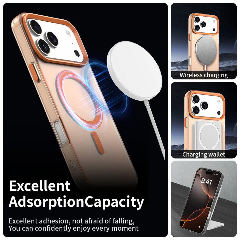 Калъф MagSafe за Apple iPhone 18 Pro / 17 Pro, Techsuit, CandyCase, Оранжев