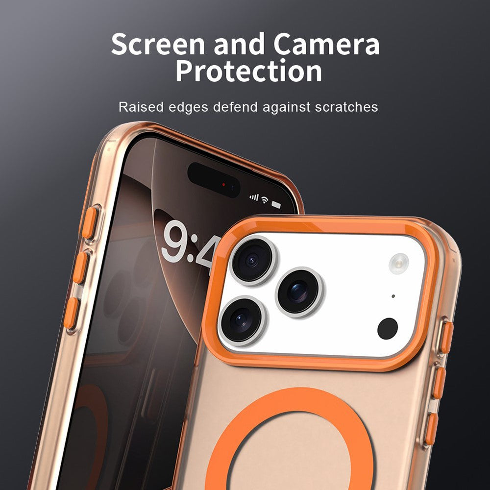 Калъф MagSafe за Apple iPhone 18 Pro / 17 Pro, Techsuit, CandyCase, Оранжев