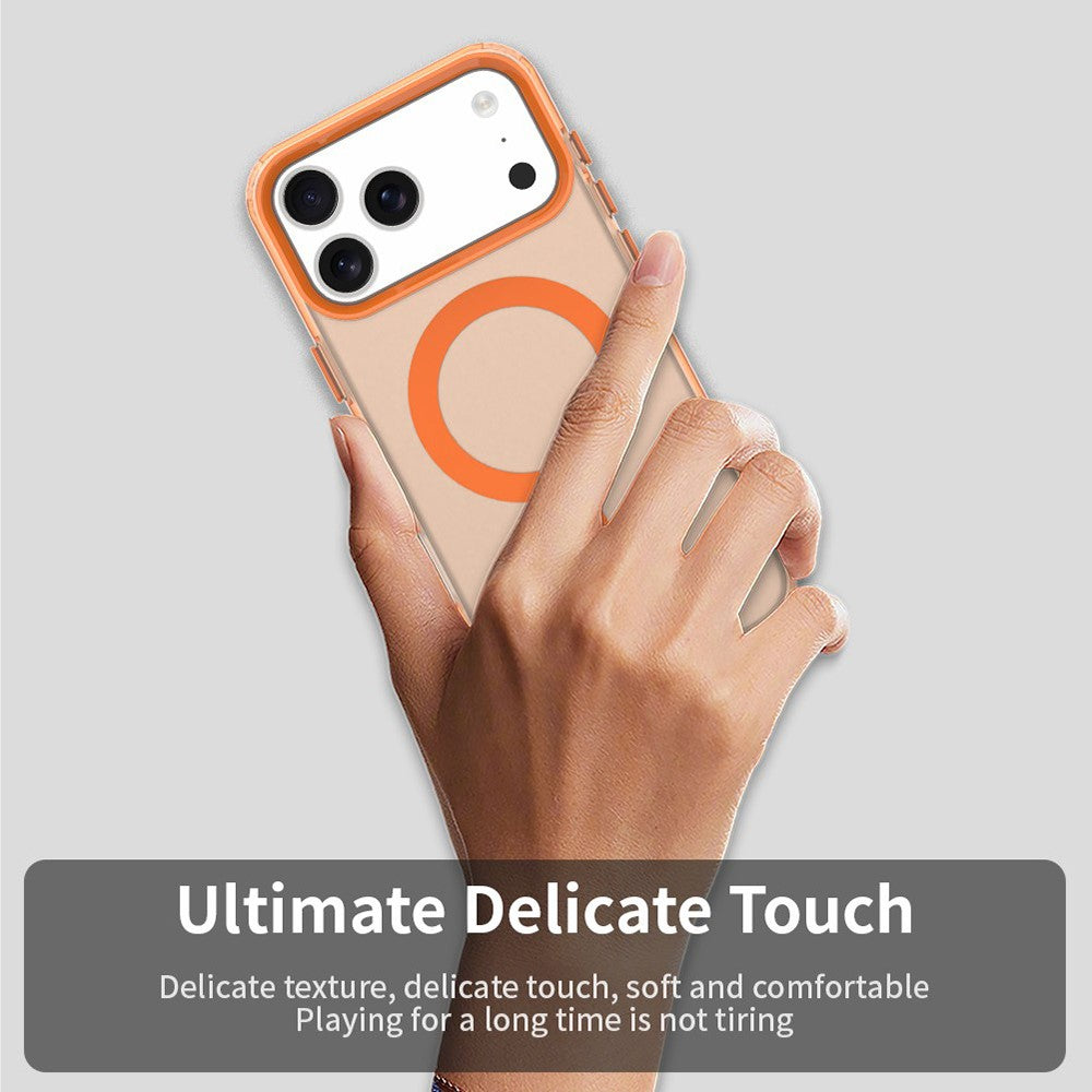 Калъф MagSafe за Apple iPhone 18 Pro / 17 Pro, Techsuit, CandyCase, Оранжев