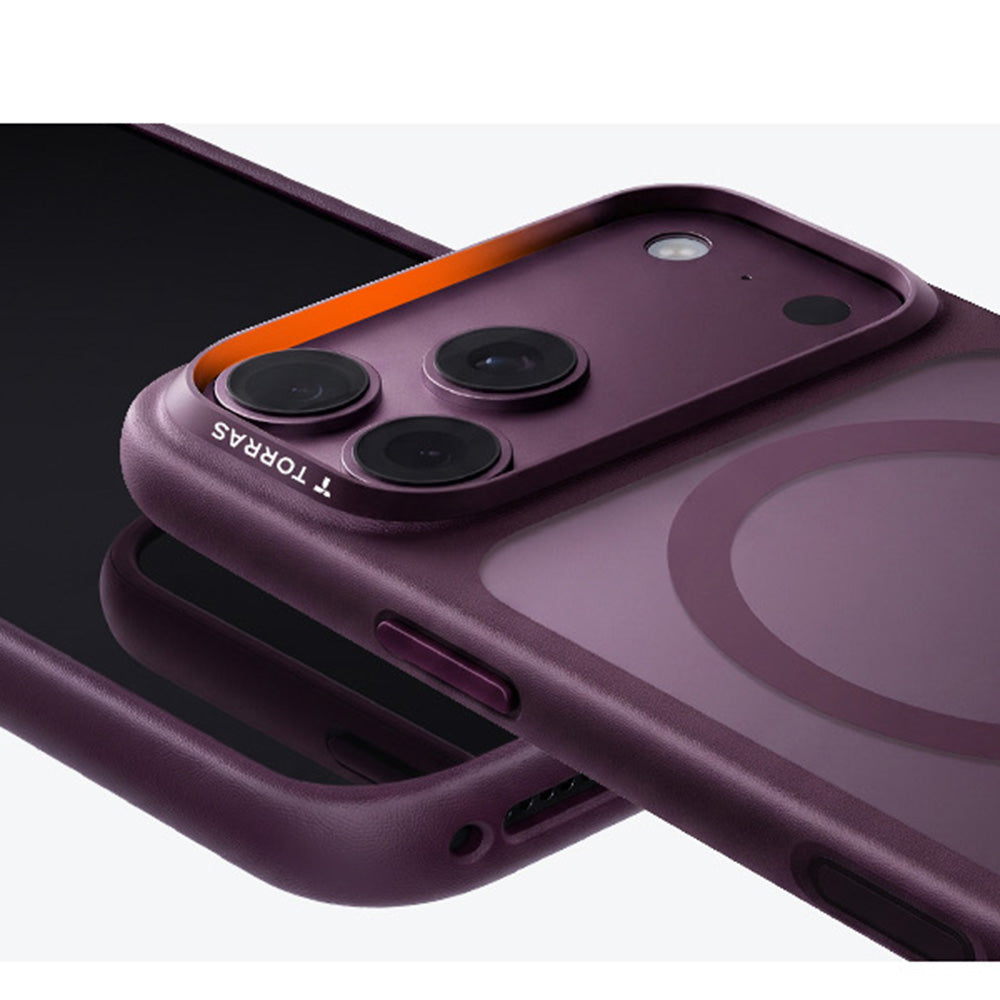 Калъф MagSafe за Apple iPhone 18 Pro / 17 Pro, Torras, Guardian, Лилав