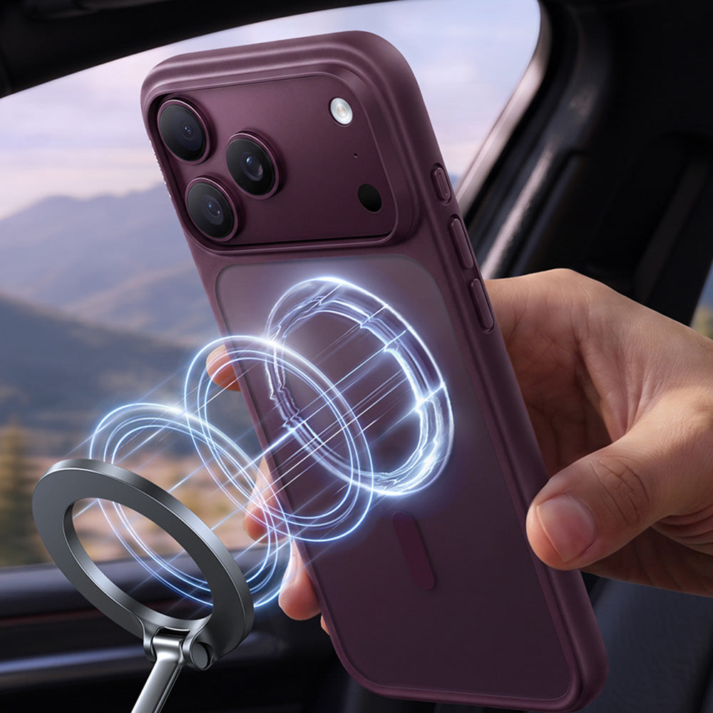 Калъф MagSafe за Apple iPhone 18 Pro / 17 Pro, Torras, Guardian, Лилав