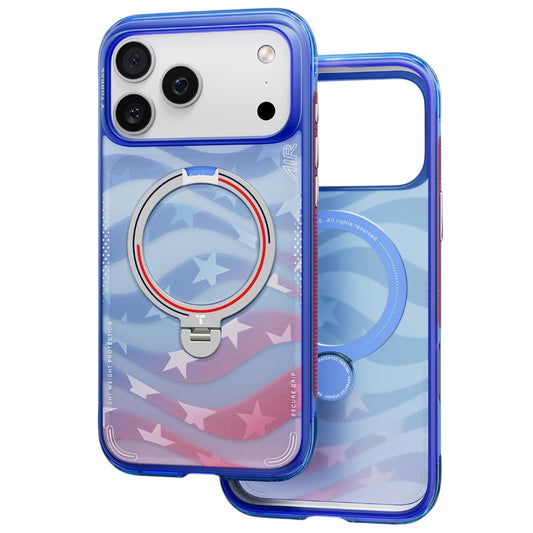 MagSafe Case for Apple iPhone 18 Pro / 17 Pro, Torras, Ostand Q3 Air Football, Blue