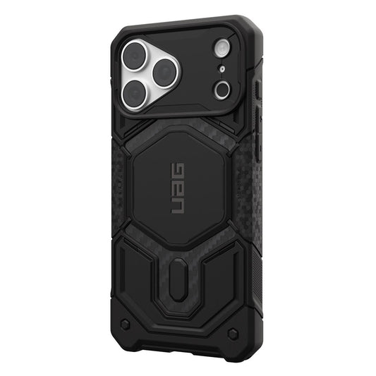 Калъф MagSafe за Apple iPhone 18 Pro / 17 Pro, Urban Armor Gear, Monarch Pro Carbon, Черен