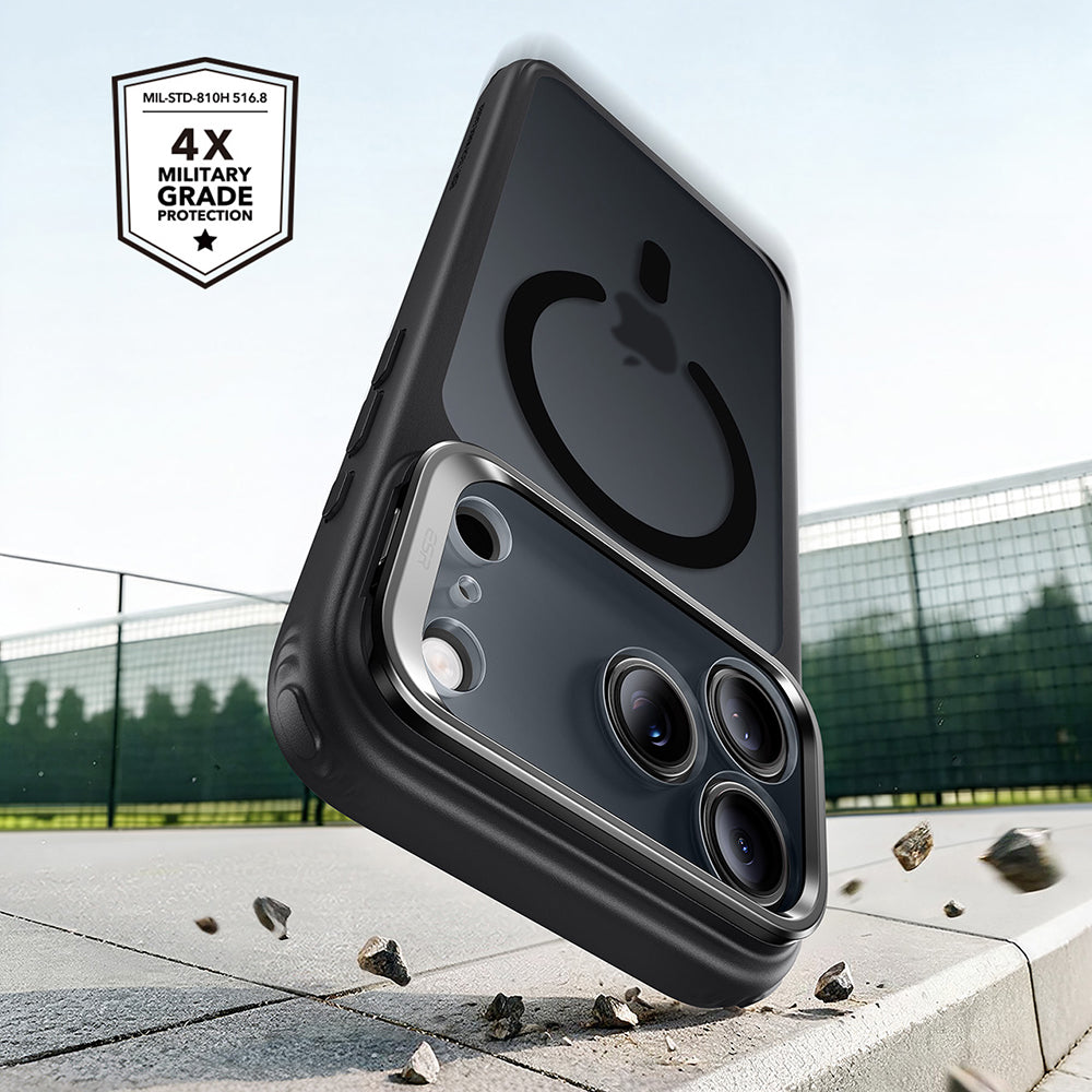 Калъф MagSafe за Apple iPhone 18 Pro Max / 17 Pro Max, ESR, Classic Hybrid Kickstand, Черен сатен