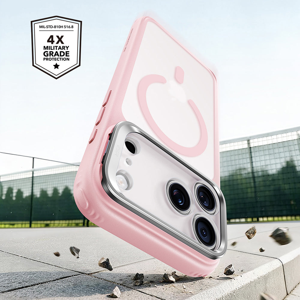 Калъф MagSafe за Apple iPhone 18 Pro Max / 17 Pro Max, ESR, Classic Hybrid Kickstand, Розов сатен