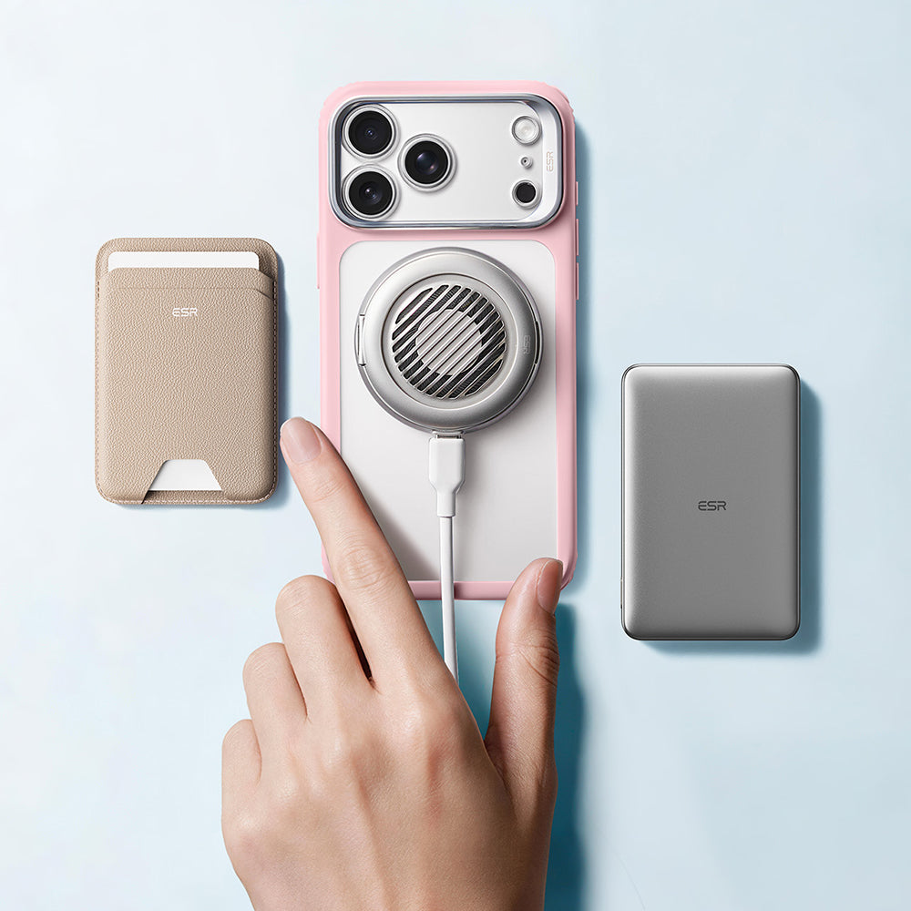 Калъф MagSafe за Apple iPhone 18 Pro Max / 17 Pro Max, ESR, Classic Hybrid Kickstand, Розов сатен