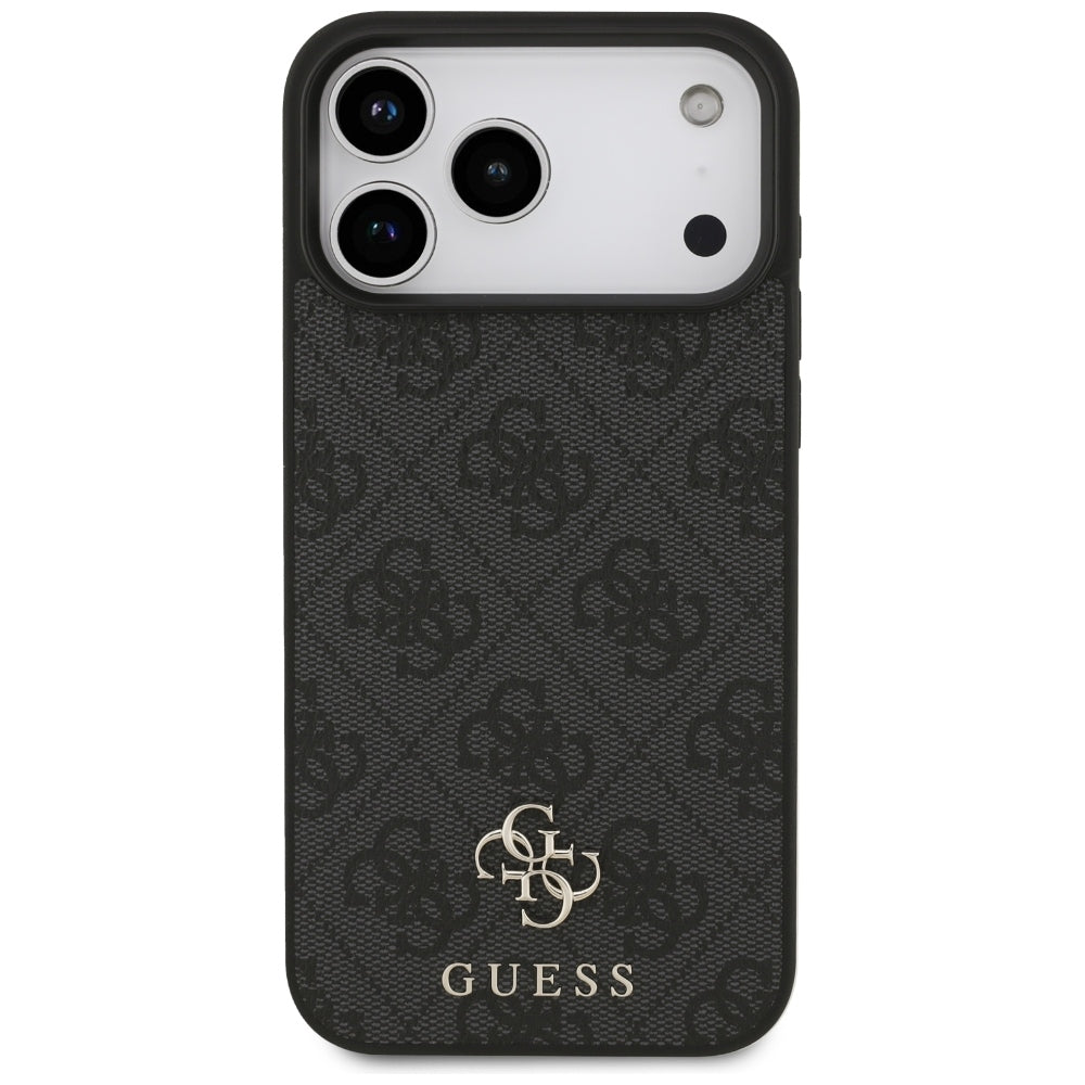Калъф MagSafe за Apple iPhone 18 Pro Max / 17 Pro Max, Guess, 4G Small and Classic, Черен