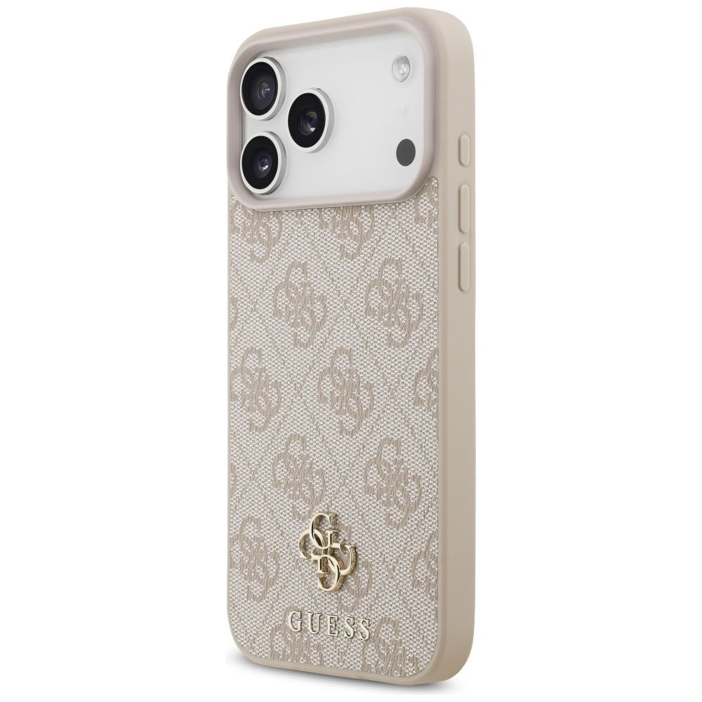 Калъф MagSafe за Apple iPhone 18 Pro Max / 17 Pro Max, Guess, 4G Small and Classic, Розов
