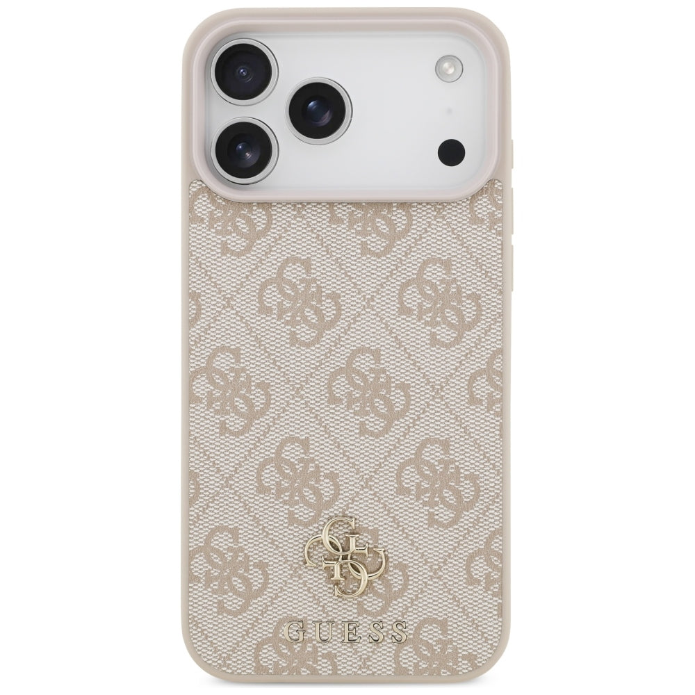 Калъф MagSafe за Apple iPhone 18 Pro Max / 17 Pro Max, Guess, 4G Small and Classic, Розов