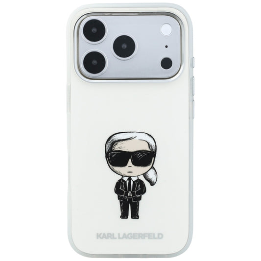 Калъф MagSafe за Apple iPhone 18 Pro Max / 17 Pro Max, Karl Lagerfeld, IML Ikonik Sketch Print, Бежов