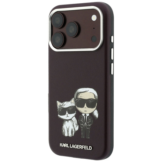 MagSafe Case for Apple iPhone 18 Pro Max / 17 Pro Max, Karl Lagerfeld, KC Bodies Sketch, Burgundy