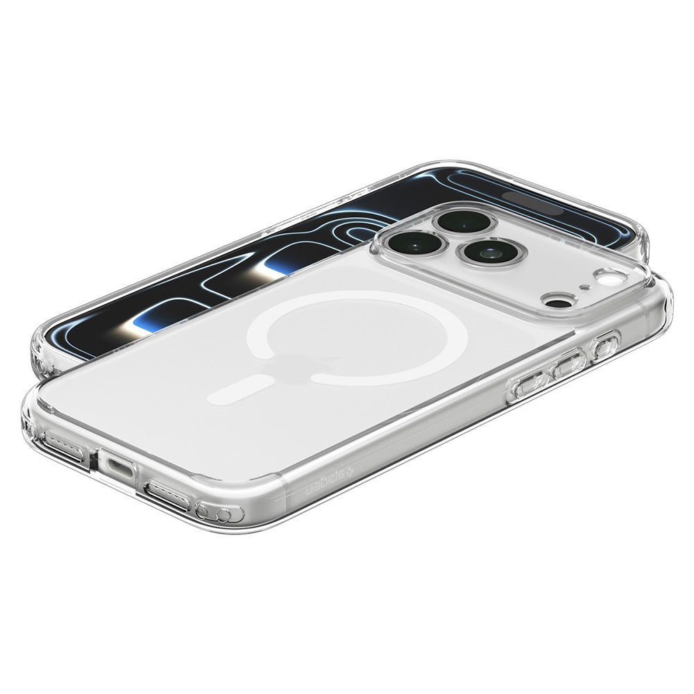 Калъф MagSafe за Apple iPhone 18 Pro Max / 17 Pro Max, Spigen, Ultra Hybrid, Бял сатен ACS12124