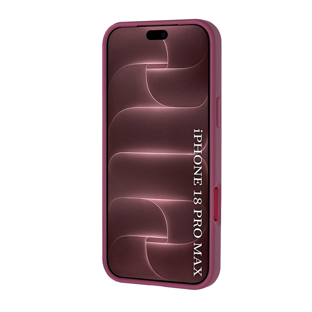Калъф MagSafe за Apple iPhone 18 Pro Max / 17 Pro Max, Techsuit, Pro, Тъмночервен