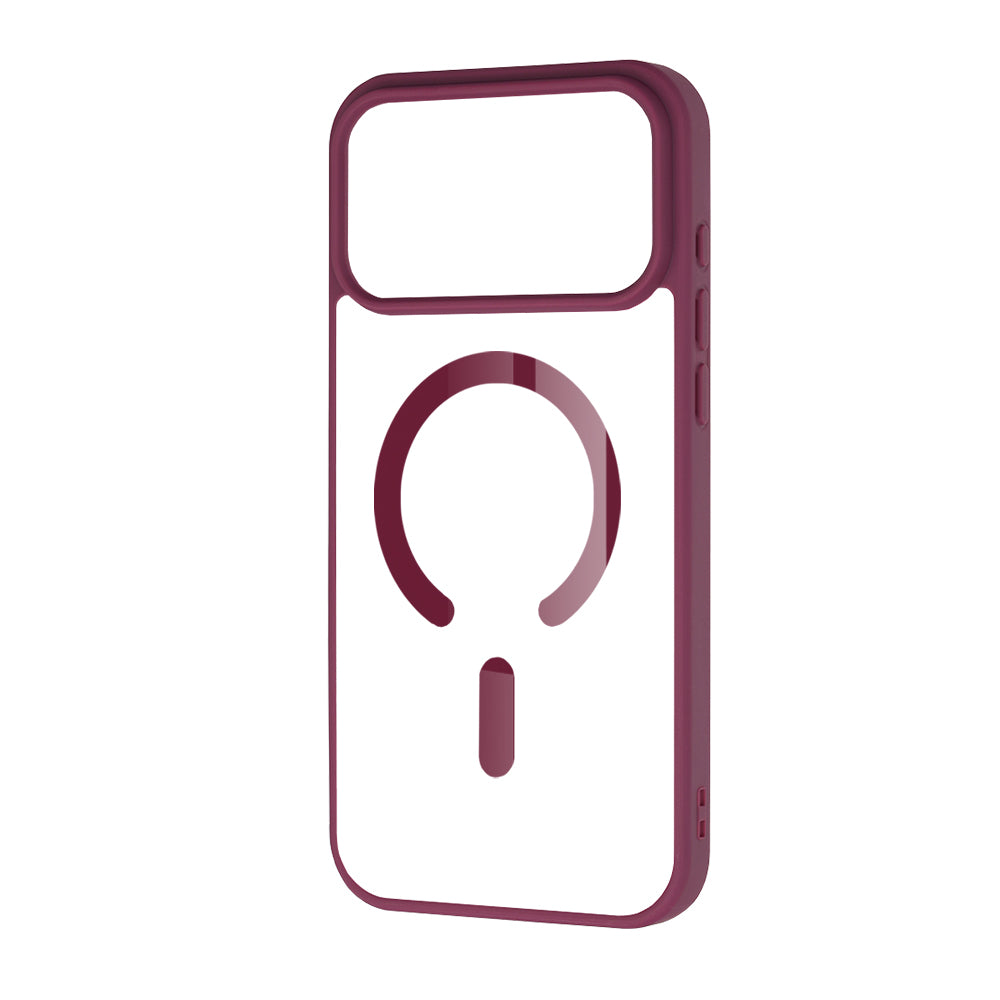 Калъф MagSafe за Apple iPhone 18 Pro Max / 17 Pro Max, Techsuit, Pro, Тъмночервен
