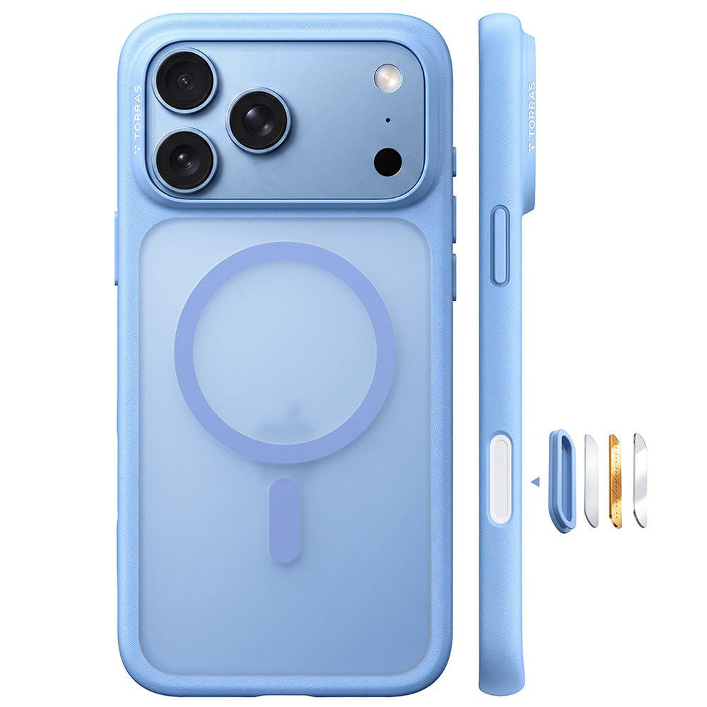 Калъф MagSafe за Apple iPhone 18 Pro Max / 17 Pro Max, Torras, Guardian, Син