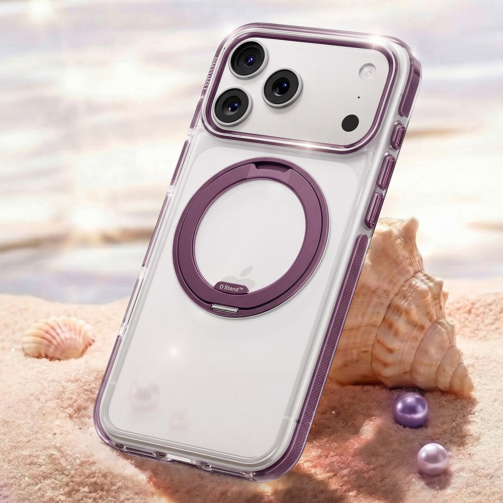 Калъф MagSafe за Apple iPhone 18 Pro Max / 17 Pro Max, Torras, Ostand O3 Light, Лилав