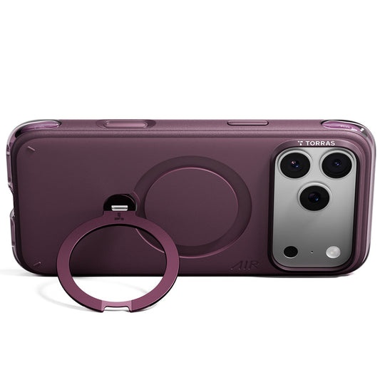 Калъф MagSafe за Apple iPhone 18 Pro Max / 17 Pro Max, Torras, Ostand Q3 Air Essential, Лилав