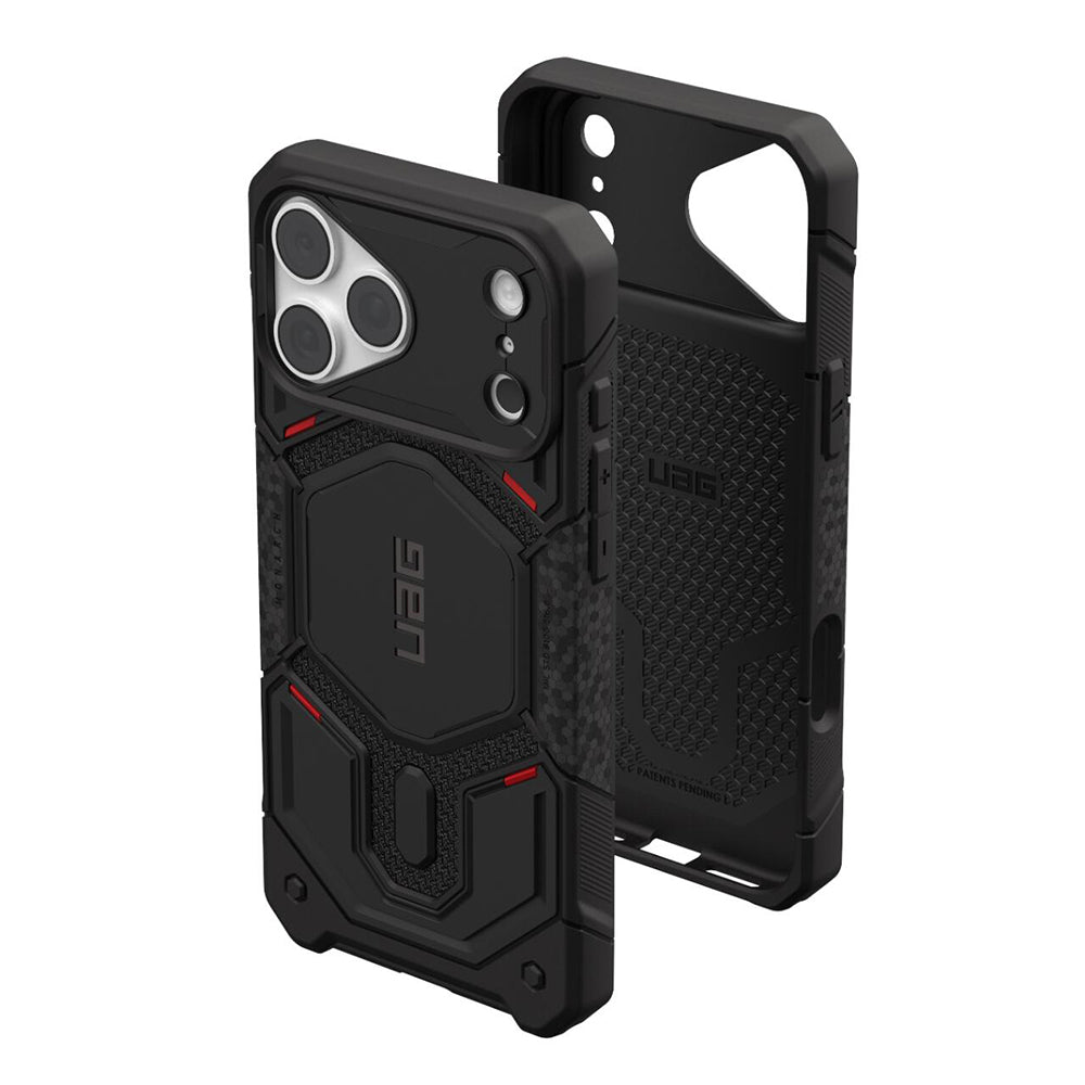 Калъф MagSafe за Apple iPhone 18 Pro Max / 17 Pro Max, Urban Armor Gear Kevlar, Monarch Pro, Черен