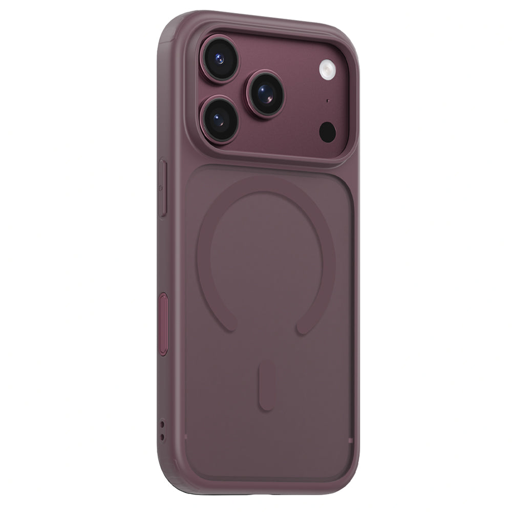 Калъф MagSafe за Apple iPhone 18 Pro Max, Blueo, APE Anti-Drop, бордо